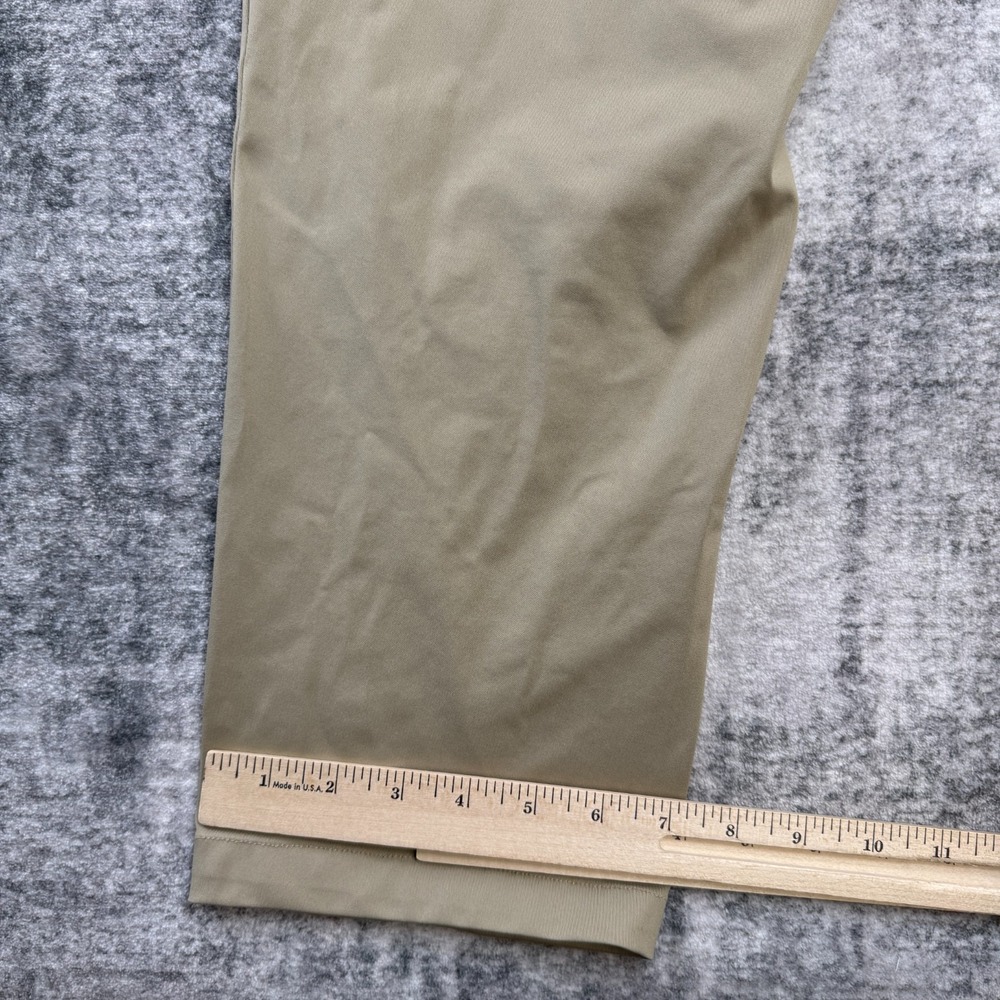 Rhone Commuter Pants Mens 38x27 Khaki Slim Fit Performance Chino Office Golf - Picture 9 of 10